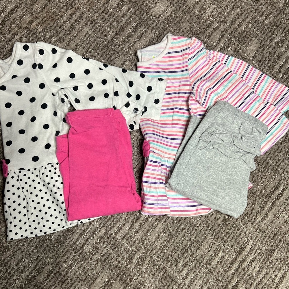 9month girls Jumping Beans- 2 outfits